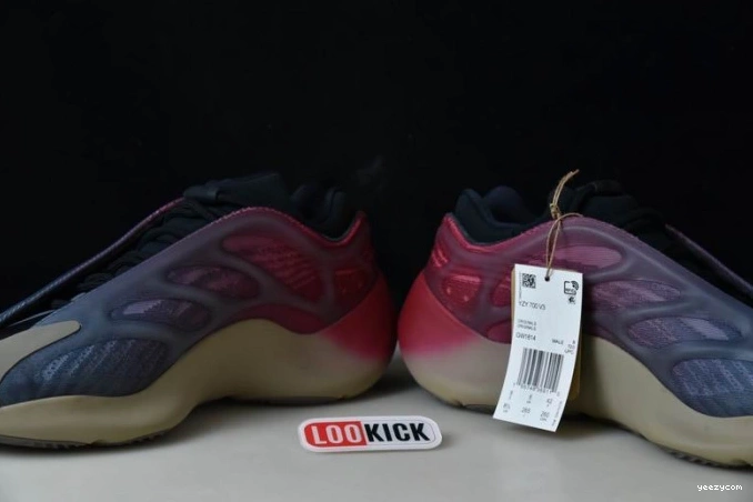 700 Yeezy V3 Fade GW1814 Adidas Carbon 0710